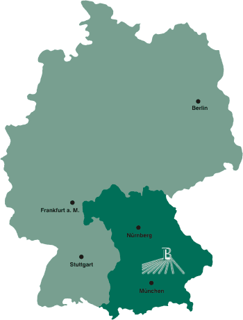Klicken Sie bitte auf die Karte, um auf die Bayern-Karte zu gelangen